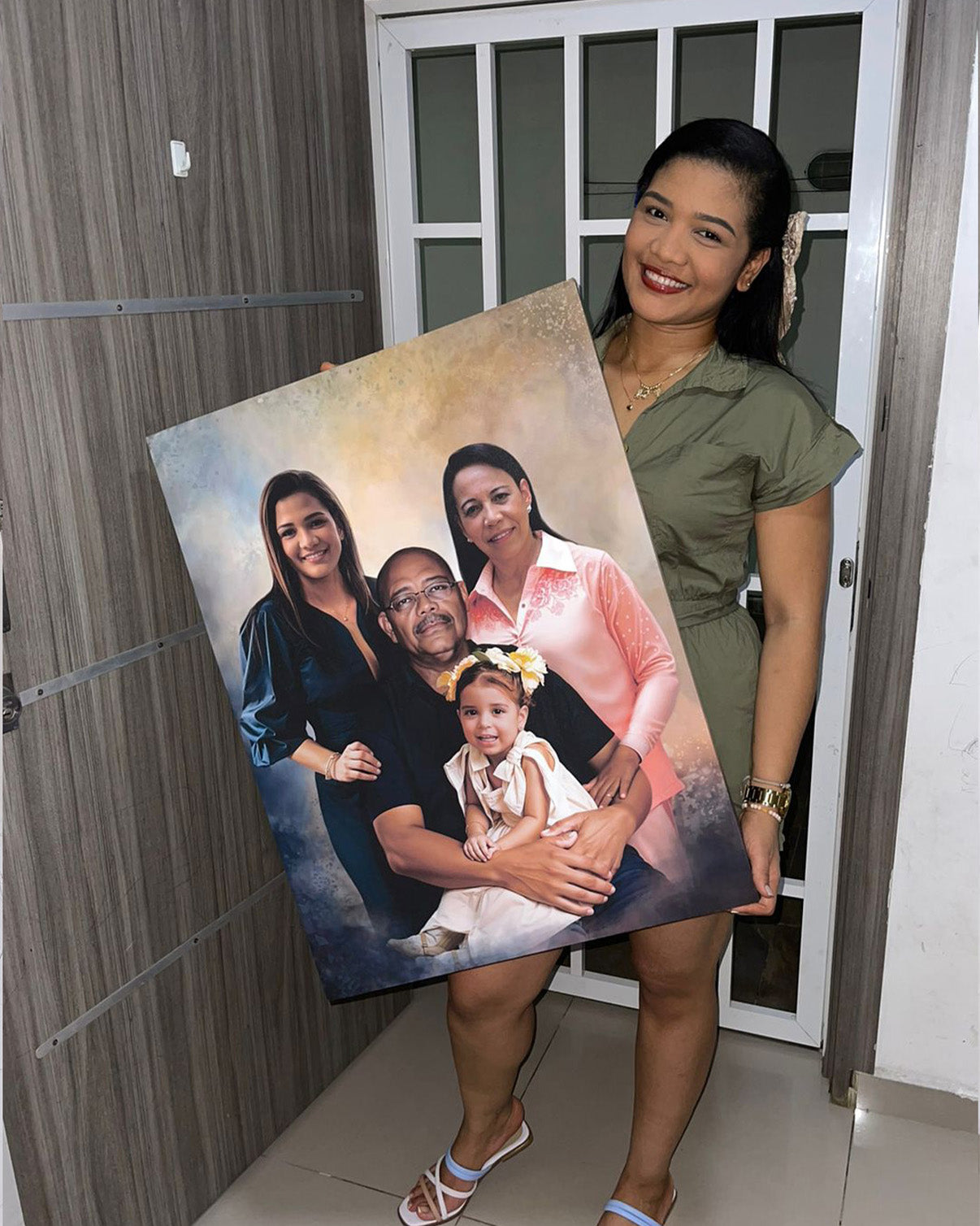 "Cuadro Personalizado en Lienzo – Tamaño Grande (80x60 cm)"