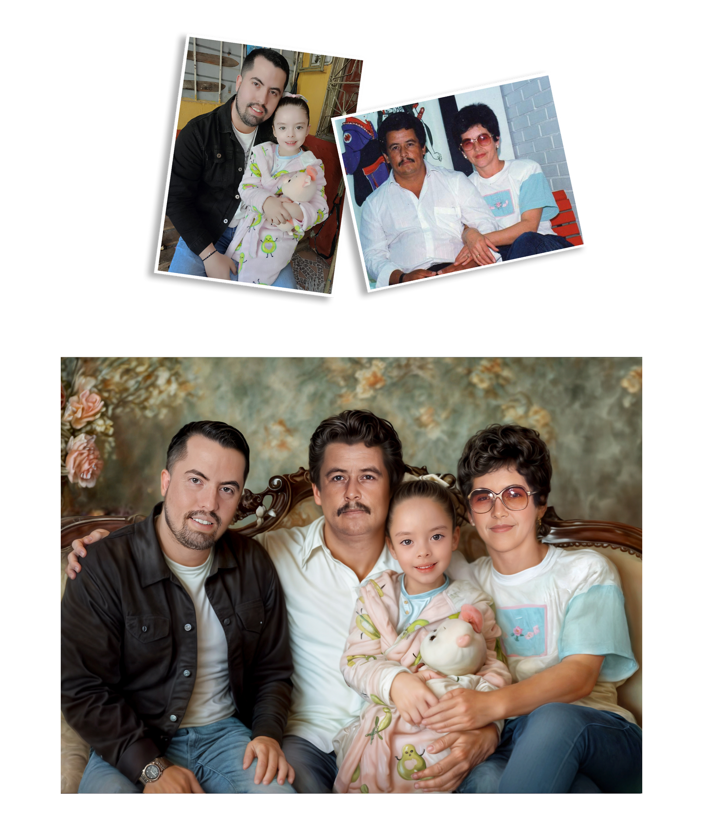 Creamos retratos personalizados con tus propias fotos¡