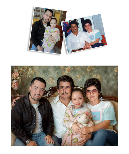 Creamos retratos personalizados con tus propias fotos¡