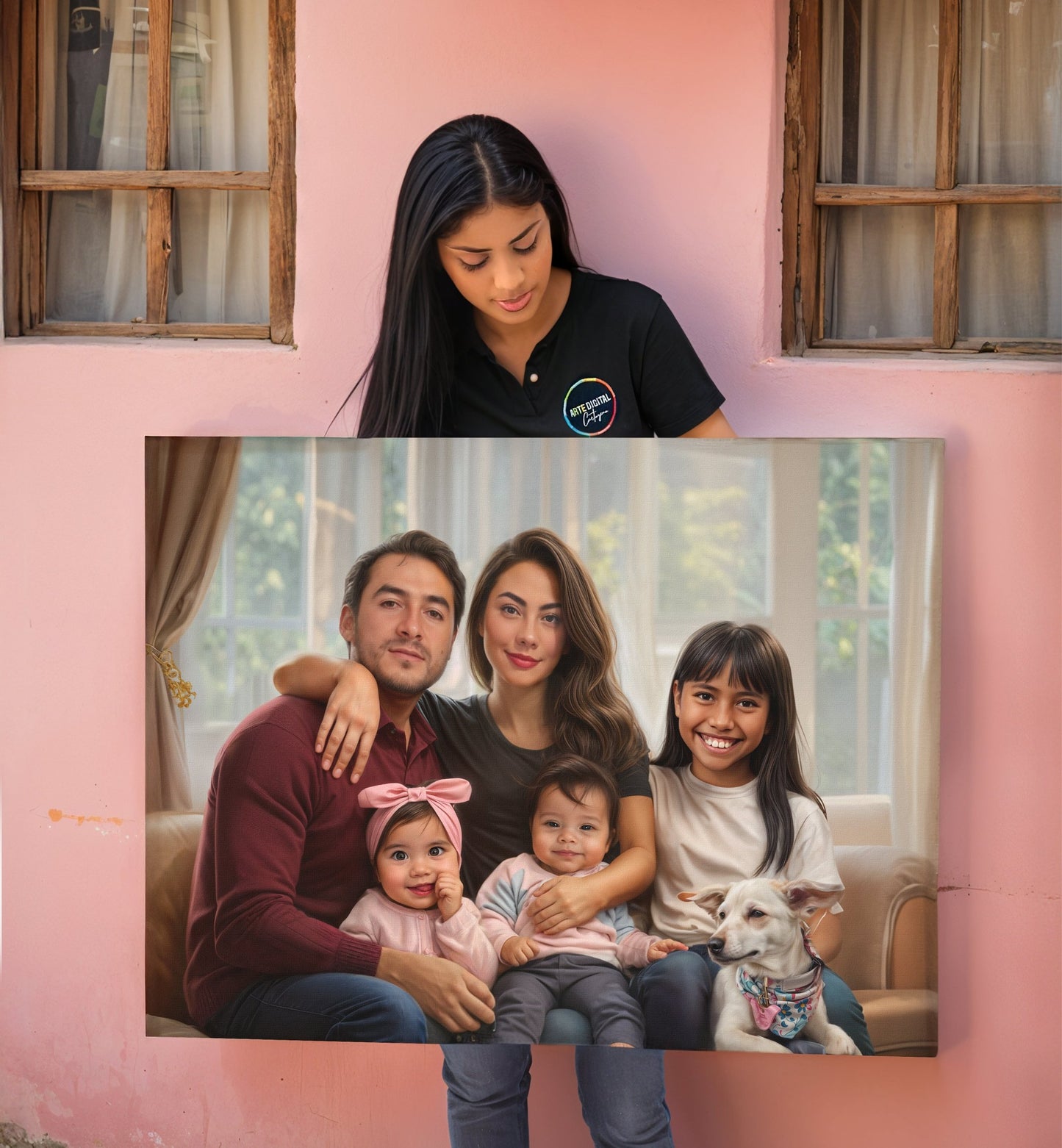 Creamos retratos personalizados con tus propias fotos¡