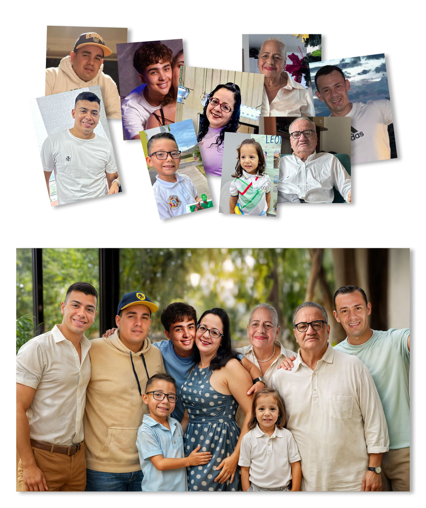 Creamos retratos personalizados con tus propias fotos¡