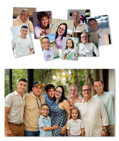 Creamos retratos personalizados con tus propias fotos¡